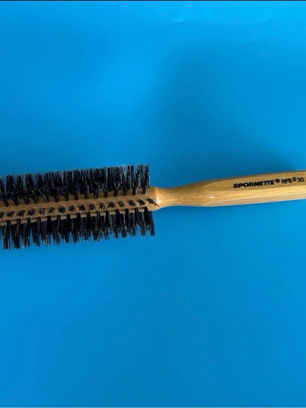 Vintage Spornette RPB #30 Round Hair Brush - Rare Discontinued Styling Tool